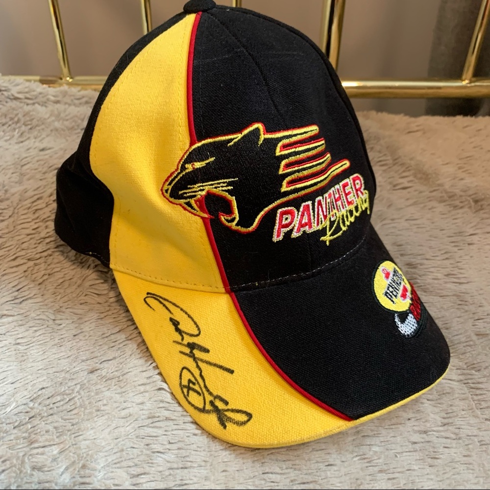 Autographed Sam Hornish Jr, Panther Racing Pennzoil Hat